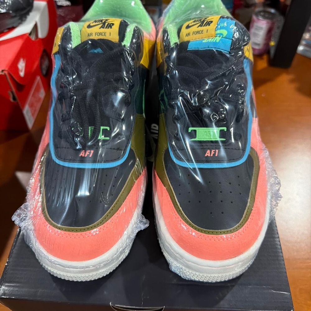 Nike Air Force 1 sneakers in multi & black